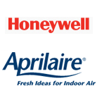 Honeywell and Aprilaire Logos Honeywell and Aprilaire Air Cleaners